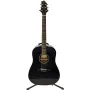Guitarra acústica dreadnought Samick D-1 BK - preto