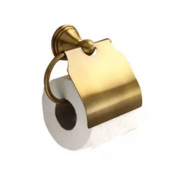 Romance 7525 44 Suporte de parede para papel higiénico em latão, cromado polido