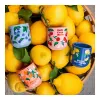 Bialetti Fruit Vibes Conjunto de chávenas de café em cerâmica, 300 ml, multicolor, adequado para máquina de lavar loiça e micro-ondas