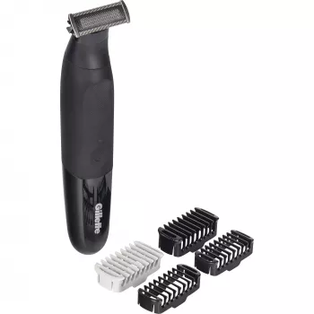Braun Gillette Fusion One Aparador e máquina de barbear híbrida (Preto)