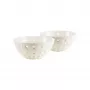 Guzzini Le Murrine Conjunto de 2 tigelas 12 cm Perlmutt/Branco/Perlmutt