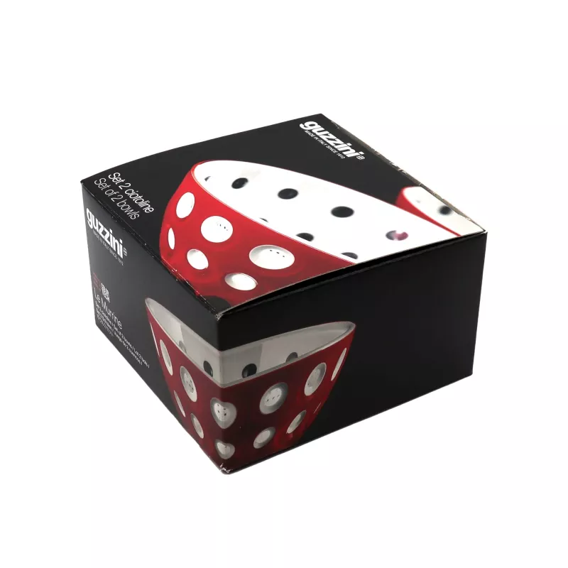 Guzzini Le Murrine Conjunto de 2 tigelas 12 cm Perlmutt/Branco/Perlmutt
