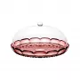 Guzzini Vanity base para bolos com cúpula, Mauve