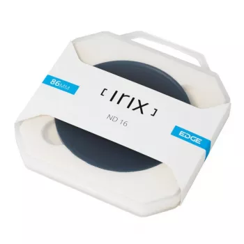 Filtro de densidade neutra Irix Edge ND16 86mm - redução de luz de 4 passos, vidro ótico com revestimento múltiplo, aro de alumínio fino