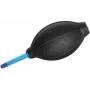 Lenspen HB-1 Soprador de ar para limpeza ótica, bola de silicone, bico resistente a riscos, preto com ponta vermelha