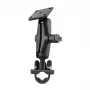 RAM MOUNTS RAM-B-149Z-347U Suporte com abraçadeira em U com base de esfera de 1 polegada para tubos e guiadores