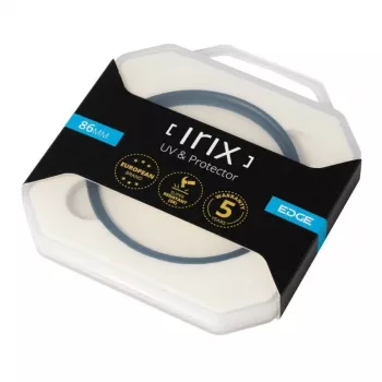 Filtro protetor UV Irix Edge SR 55mm vidro ótico super resistente com revestimento de 16 camadas, armação de alumínio anodizado fina, >99,5% de transmissão de luz