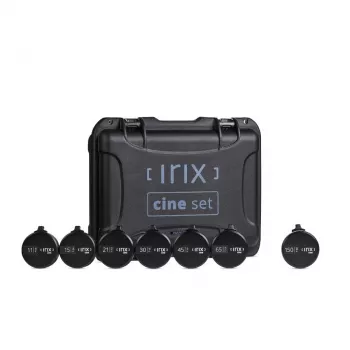 Conjunto Irix Cine Directors para Sony E, imperial (ICDS-SE-I): objetivas Cine Macro 11, 15, 21, 30, 45, 65 e 150 mm com mala