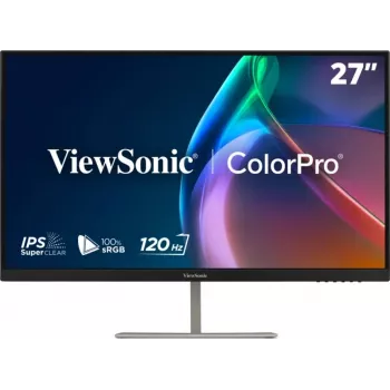 Monitor profissional ViewSonic VP2766-2K 27 polegadas QHD IPS com USB-C 65W, KVM, calibração de hardware
