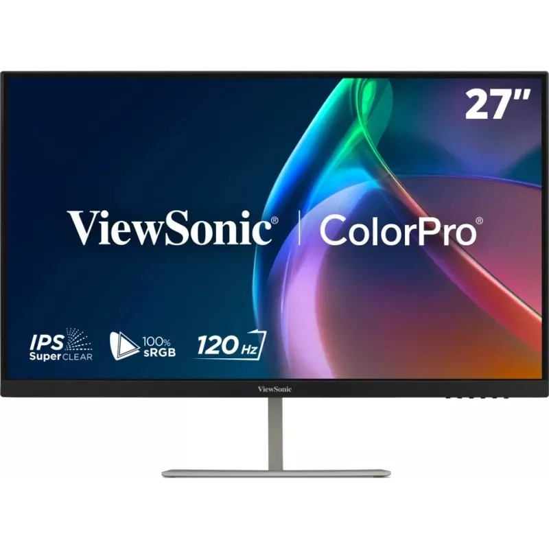 Monitor profissional ViewSonic VP2766-2K 27 polegadas QHD IPS com USB-C 65W, KVM, calibração de hardware