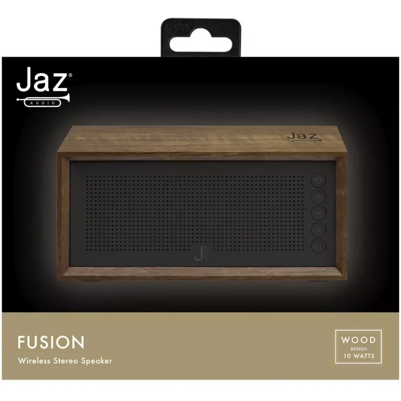 Jaz coluna sem fios Bluetooth, castanho (TEJZSPEAKFUSIONBTB)