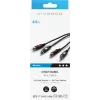 Vivanco cabo de áudio 2xRCA para 2xRCA 2,5 m (VVA2RCA25MMK)