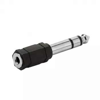 Vivanco VVAJACKAD35F63M Adaptador jack 3,5 mm (fêmea para macho) Estéreo