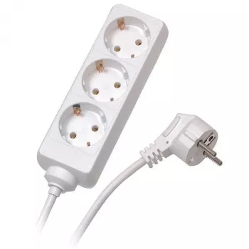 Extensão Vivanco 3 tomadas 1.4 m, branco (VVELSTR3SCHWP)