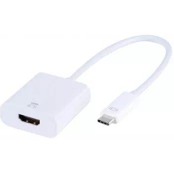 Adaptador Vivanco USB-C para HDMI 0.15 m, branco (VVITADHDMITCW)
