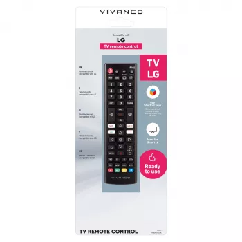 Vivanco VVREMOTELGK Comando universal para televisores LG - Preto