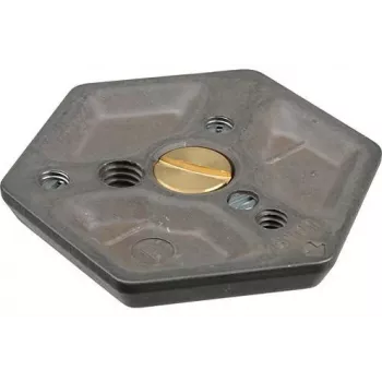 Manfrotto 130-38 placa de libertação rápida com parafuso de 3/8
