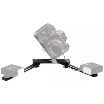 Suporte macro Manfrotto 330B com dois braços articulados