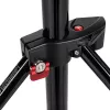Conjunto de 3 tripés de iluminação de 4 secções com amortecimento a ar Manfrotto 1004BAC-3 (pack de 3, preto)