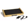 Melchioni Bamboo Grill grelhador elétrico de mesa 1800 W castanho 37x27 cm placa removível antiaderente
