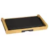 Melchioni Bamboo Grill grelhador elétrico de mesa 1800 W castanho 37x27 cm placa removível antiaderente
