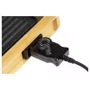 Melchioni Bamboo Grill grelhador elétrico de mesa 1800 W castanho 37x27 cm placa removível antiaderente