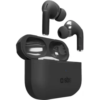 Auriculares TWS SBS Air Kab Max com estojo de carregamento sem fios, preto (TEEARTWSPMAXBTK)