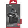 SBS Air Kab Max auriculares TWS com estojo de carregamento sem fios, preto (TEEARTWSPMAXBTK)