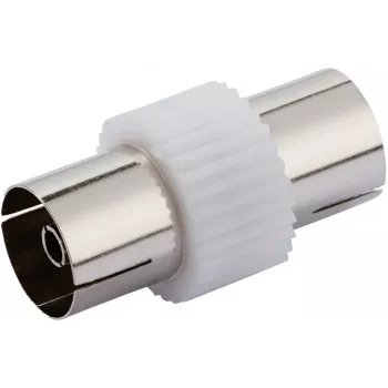 Adaptador de antena Vivanco, acoplador coaxial (VVANADATFF)
