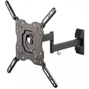 Vivanco Suporte de parede para TV Full Motion para ecrãs de 32-55 polegadas até 35 kg, VESA 400x400, inclinável e orientável, Preto