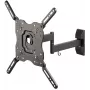 Vivanco Suporte de parede para TV Full Motion para ecrãs de 32-55 polegadas até 35 kg, VESA 400x400, inclinável e orientável, Preto