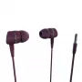 Auscultadores In-Ear com fio Vivanco VVEARSOLIDSOUNDR com ficha jack 3,5 mm, vermelho