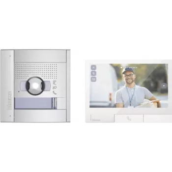 Conjunto de videoporteiro LEGRAND Bticino 363532 Flex'ONE com posto de rua Sfera (1 e 2 botões de chamada), 1 unidade
