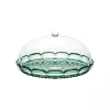 Conjunto de pratos de bolo com tampa Guzzini Vanity verde matcha