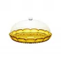 Guzzini Vanity Prato para bolos com cúpula, amarelo açafrão