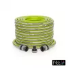 Mangueira de jardim NO NAME Kiuma Lime 1/2 polegada 20 m - PVC de 5 camadas, NTS anti-torção, pressão de rutura 20 bar, resistente a UV e algas, sem ftalatos
