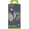 SBS cabo de USB para microUSB de 1 m, preto (LTHL200)