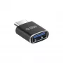 SBS Adaptador USB-C para USB-A, USB 3.0, 5Gbps, OTG, Carregamento 3A, Alumínio, Preto