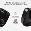 SBS TECARFM2USB Transmissor FM Bluetooth com Função Mãos-Livres e Carregamento USB Duplo