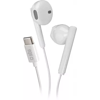 Auriculares com fio USB-C SBS Studio Mix 65c, brancos (TEEARTYCAPW)