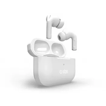 Auriculares TWS SBS Air Kab Max com estojo de carregamento sem fios, branco (TEEARTWSPMAXBTW)