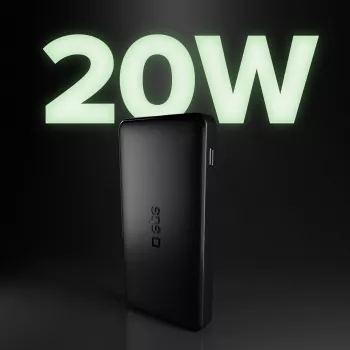 SBS TTBB10000FASTPD20K Powerbank 10000mAh Power Delivery 20W Preto