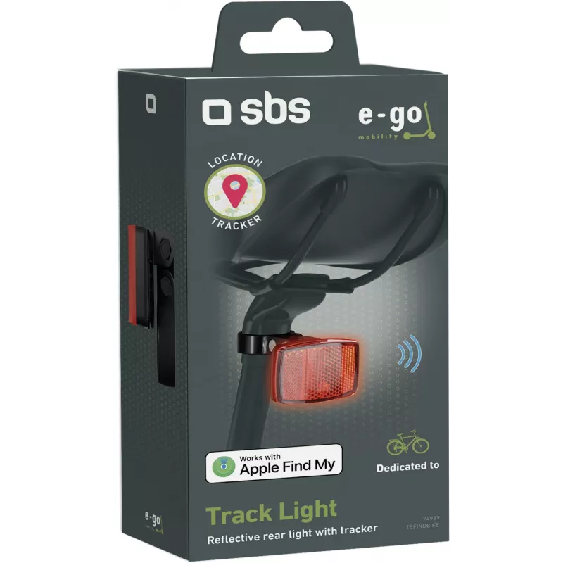 Refletor para bicicleta com localizador integrado SBS Find My (TEFINDBIKE)