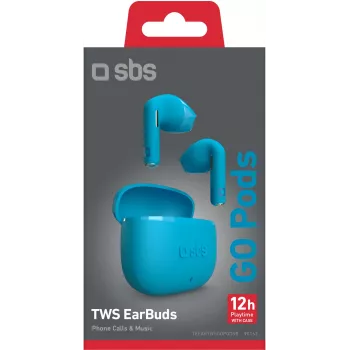 SBS Go Pods auriculares sem fios TWS, azuis (TEEARTWSGOPODSB)