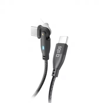 Cabo USB-C para USB-C SBS Flexy 60W 1 m (TECABLE180TCC)