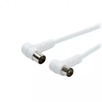 Vivanco Cabo de Ligação de Antena, SAT, 3 m, Branco