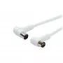 Vivanco Cabo de Ligação de Antena, SAT, 3 m, Branco