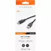 Cabo de USB-A para USB-B Vivanco de 1,8 m (VVIT31USBAB18MMK)
