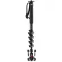 Manfrotto XPRO Monopod+ MVMXPROC5 Monopé de Vídeo em Fibra de Carbono 5 Secções com Base FLUIDTECH
