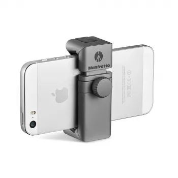 Manfrotto MTWISTGRIP Pinça Universal para Smartphone com Twist-Lock, Alumínio, Preto/Cinzento